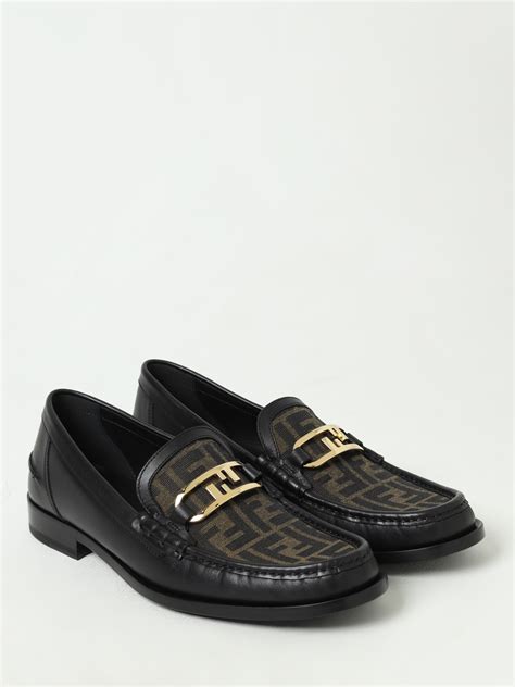 fendi uomo scarpe mocassini|Mocassini Fendi in Pelle Nero taglia 8 UK .